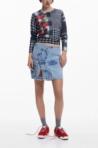 Vichy Fruit Sweater