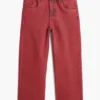 Washed-Effect Denim Trousers Washed-Effect Denim Trousers