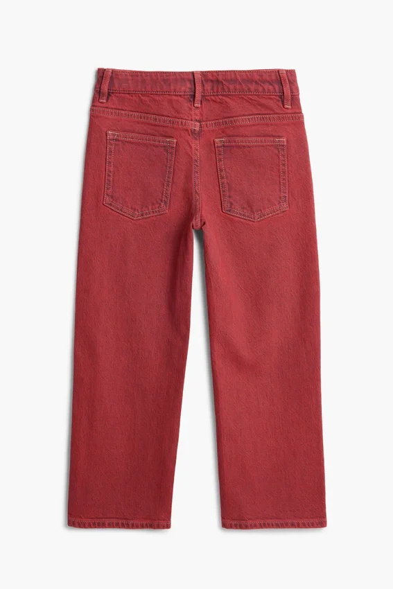 Washed-Effect Denim Trousers Washed-Effect Denim Trousers