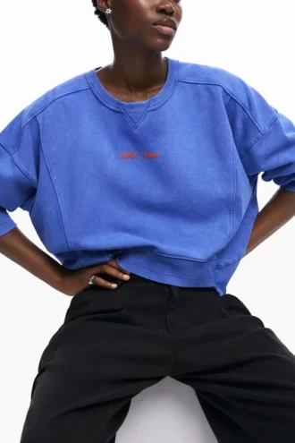 Washed Effect Sweatshirt