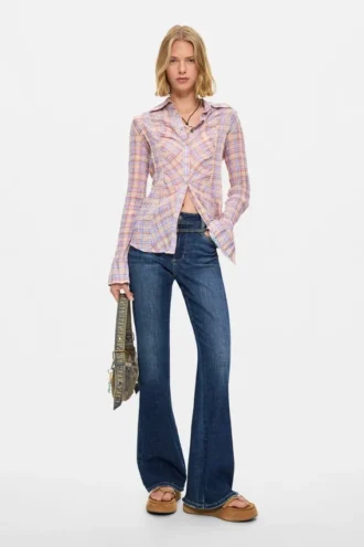 Washed Flared Jeans