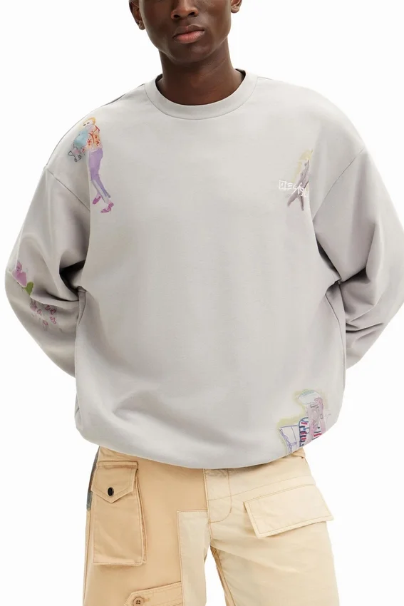 Watercolor Illustrations Sweatshirt Watercolor Illustrations Sweatshirt
