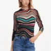 Wavy Striped Sweater
