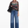 Wavy Striped Sweater
