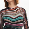 Wavy Striped Sweater