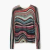 Wavy Striped Sweater