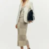 White Patchwork Blazer White Patchwork Blazer