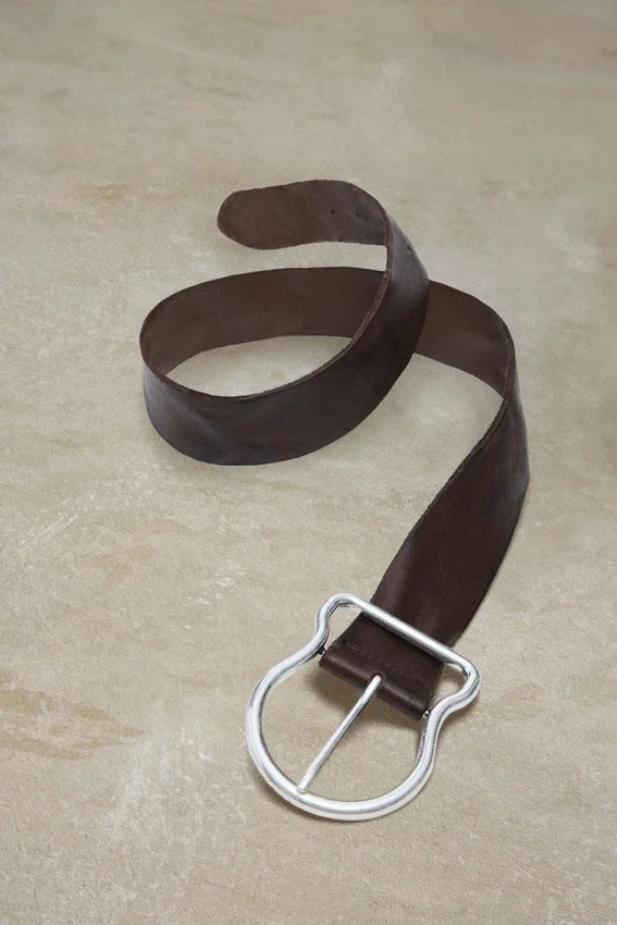 Wide Leather Buckle Belt Wide Leather Buckle Belt