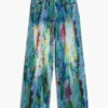 Wide Leg Splatter Jeans