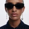 Zalio Gold-Plated Asymmetric Earrings Zalio Gold-Plated Asymmetric Earrings