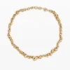 Zalio Gold-Plated Hearts Pendant Zalio Gold-Plated Hearts Pendant