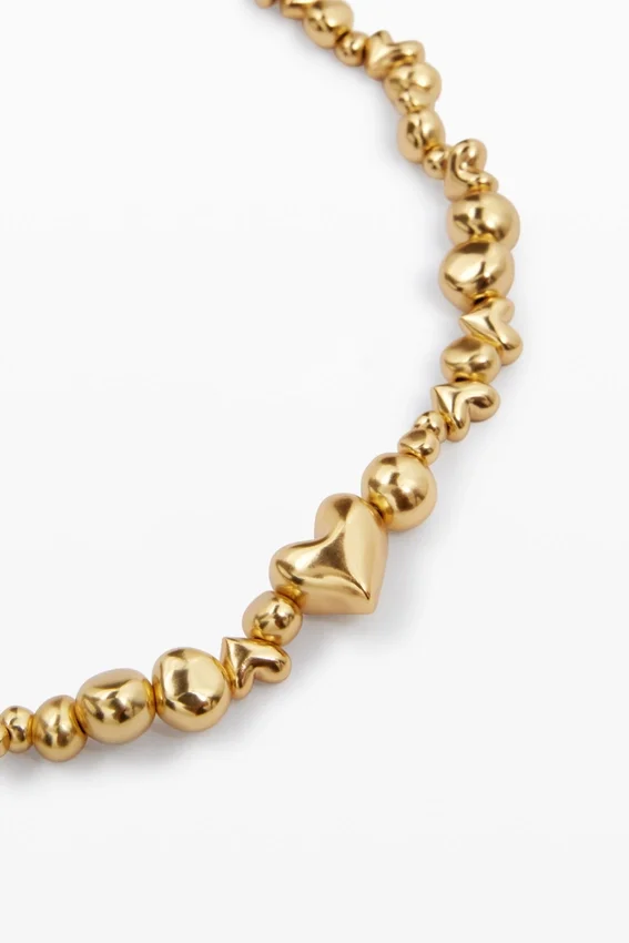 Zalio Gold-Plated Hearts Pendant Zalio Gold-Plated Hearts Pendant