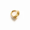 Zalio Gold Plated Letter M Ring