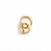 Zalio Gold Plated Letter R Ring