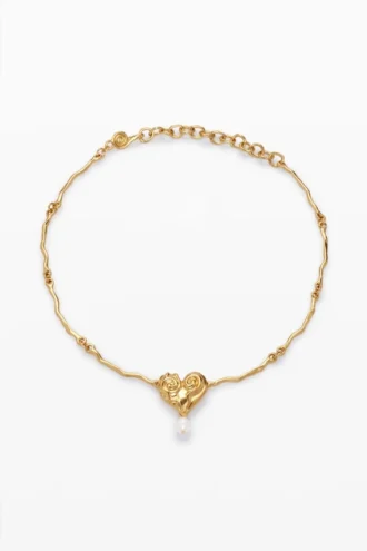 Zalio Gold-Plated Pearl Pendant Zalio Gold-Plated Pearl Pendant
