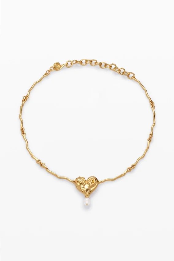 Zalio Gold-Plated Pearl Pendant Zalio Gold-Plated Pearl Pendant