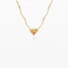 Zalio Gold-Plated Pearl Pendant Zalio Gold-Plated Pearl Pendant