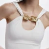 Zalio Gold-Plated Spiral Necklace