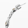Zalio Silver-Plated Braided Hoop Earrings Zalio Silver-Plated Braided Hoop Earrings