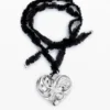 Zalio Silver-Plated Heart Pendant Necklace