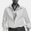 Zalio Silver-Plated Heart Pendant Necklace