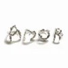Zalio Silver Plated Letter a Ring