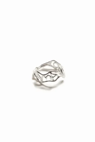 Zalio Silver Plated Message Ring