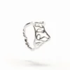Zalio Silver Plated Message Ring