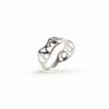 Zalio Silver Plated Message Ring
