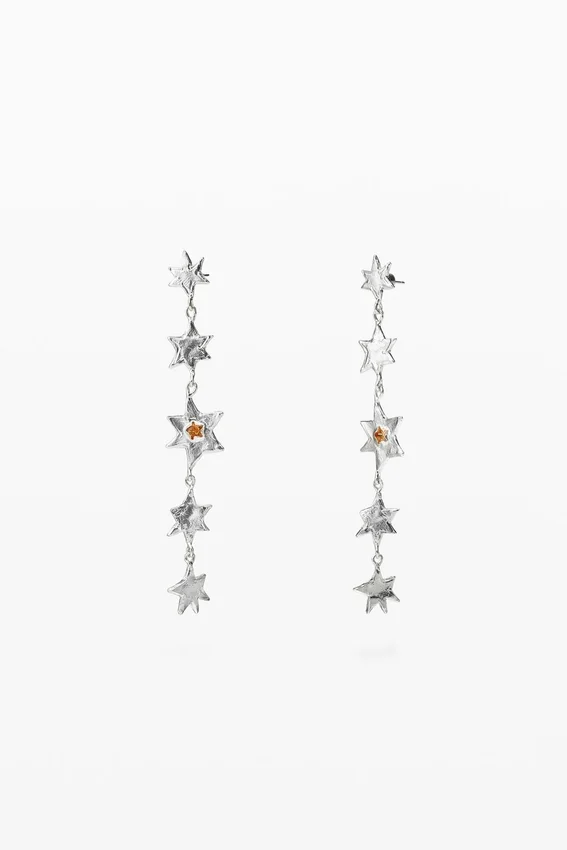 Zalio Star Cascade Earrings Zalio Star Cascade Earrings