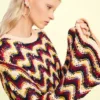 Zigzag Crochet Sweater