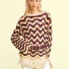 Zigzag Crochet Sweater