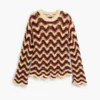 Zigzag Crochet Sweater