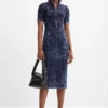 Zip Midi Dress