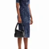 Zip Midi Dress
