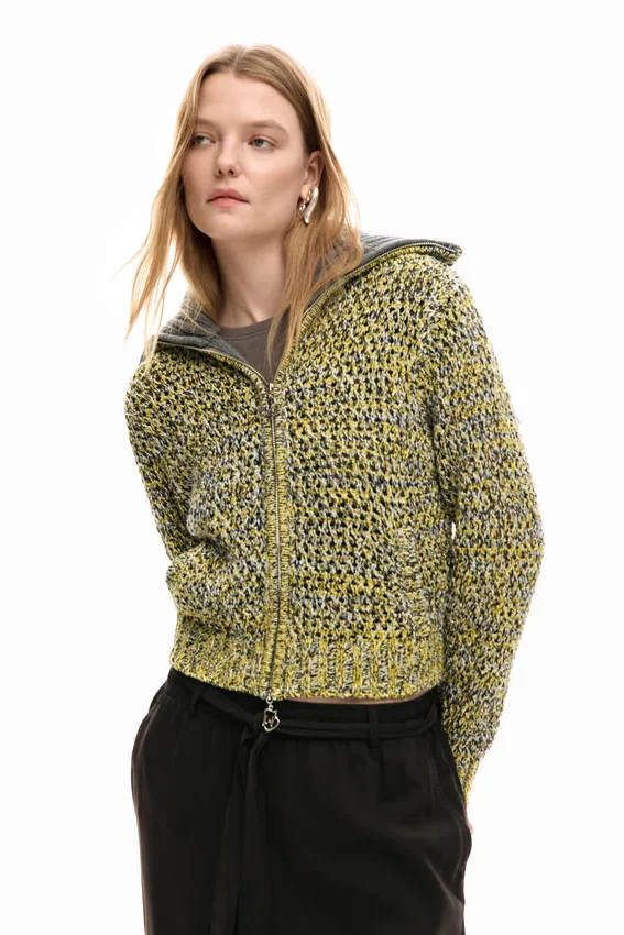 Zipped Knit Jacket Zipped Knit Jacket