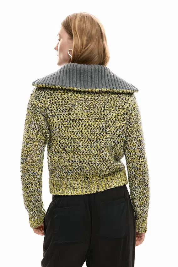 Zipped Knit Jacket Zipped Knit Jacket