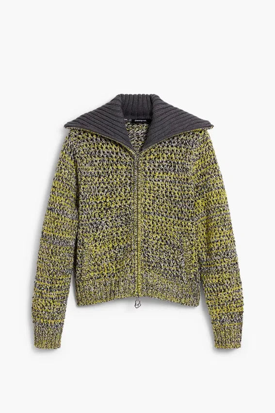 Zipped Knit Jacket Zipped Knit Jacket